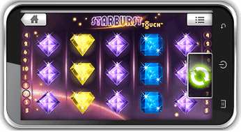 playing starburst slot playing on mobile